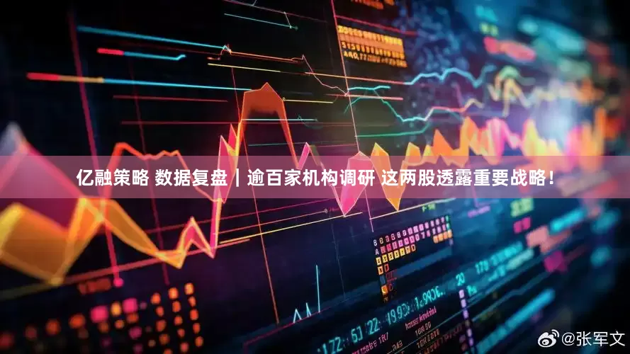 亿融策略 数据复盘｜逾百家机构调研 这两股透露重要战略！