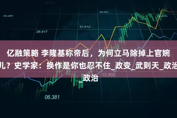 亿融策略 李隆基称帝后，为何立马除掉上官婉儿？史学家：换作是你也忍不住_政变_武则天_政治
